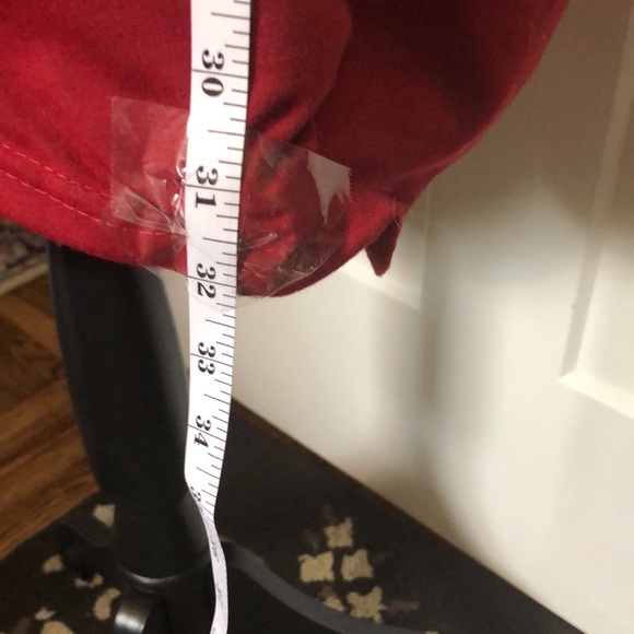 Turtleneck Dress long sleeves wrap front hem Large - Picture 5 of 7